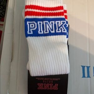Pink Knee Socks (2) Pairs NWT